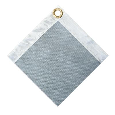 WLDPRO Welding blanket 2000x2000 withstands up to 550°C made of PU-coated fiberglass (Grey)